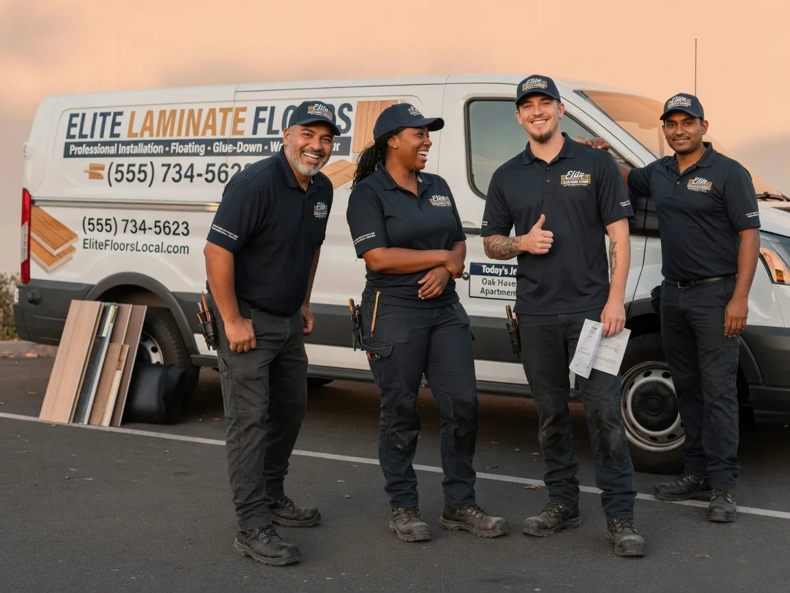 Laminate flooring installation company in Olustee, OK